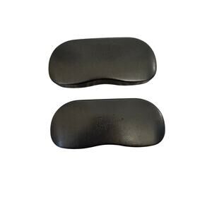 Ray-Ban Lot of 2 Black Clamshell Protective Hard Cases Sunglasses Minimalist